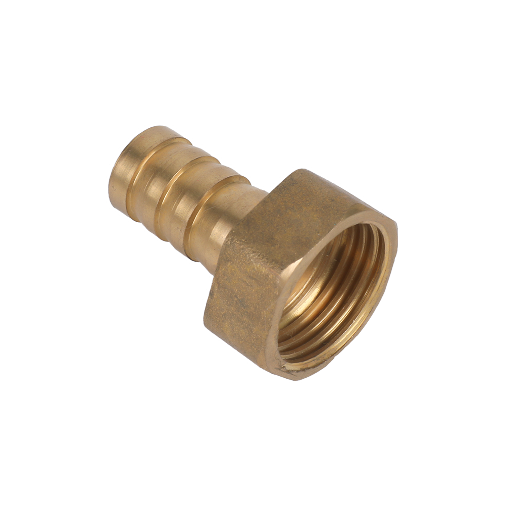 Brass Hose Barb Adapter, Female Connector, Heavy Duty High Pressure Support, Rust And Corrosion Resistant