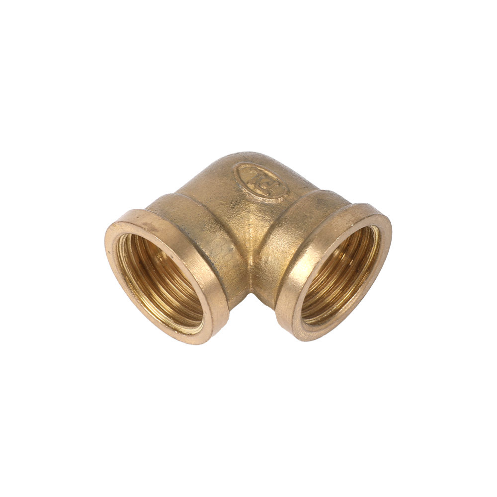 Brass Pipe Fitting, Forged 90° Female Elbow