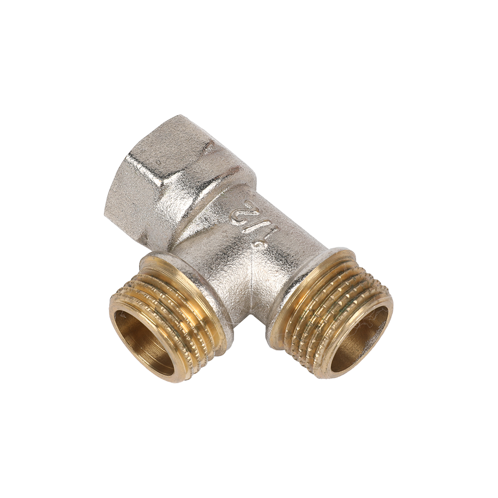 Tube Fitting Tee Adapter, Female And Male Copper Fittings