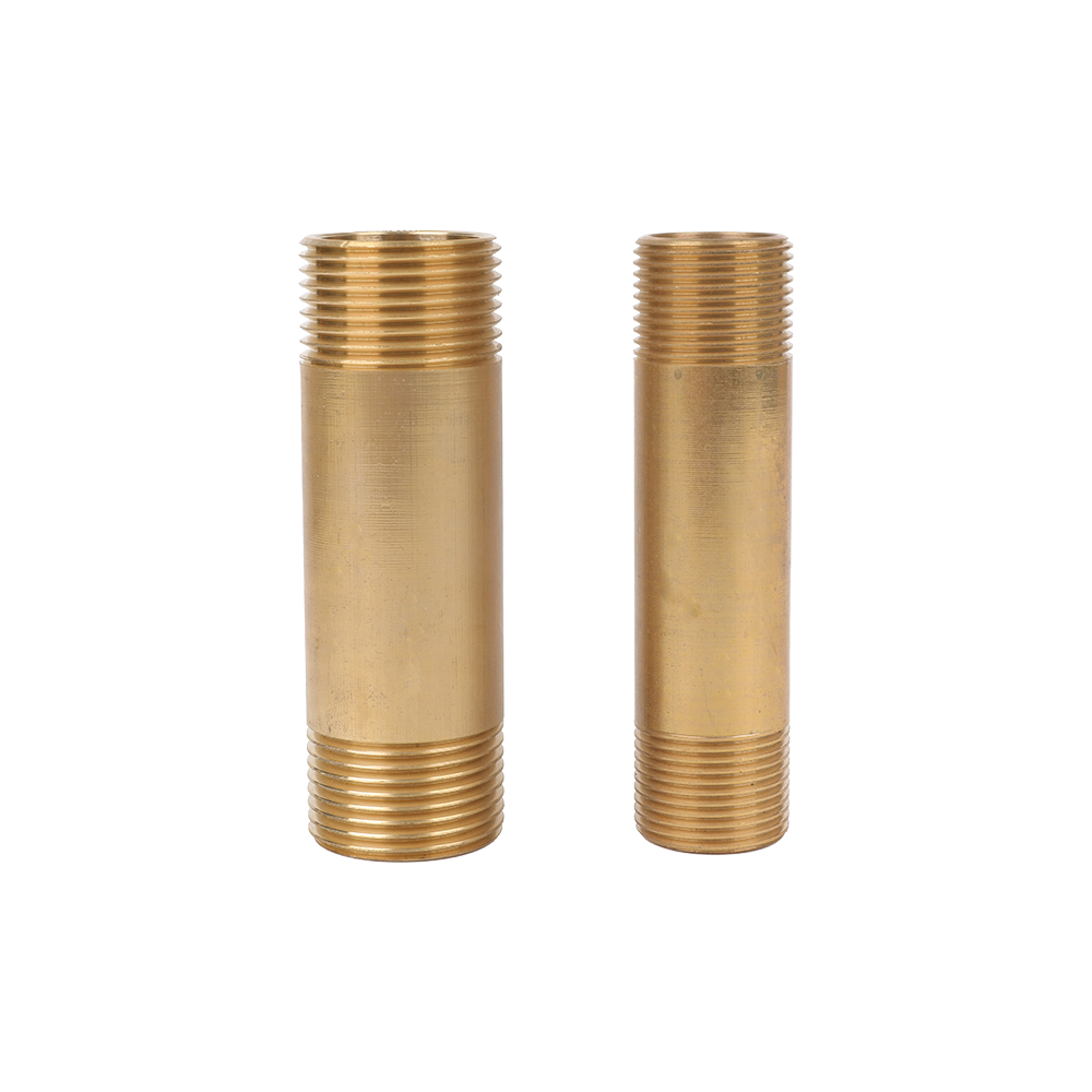 Brass Parallel Extension Tubes, Cast Fittings With Male Thread, Long Sleeve Extension Connectors