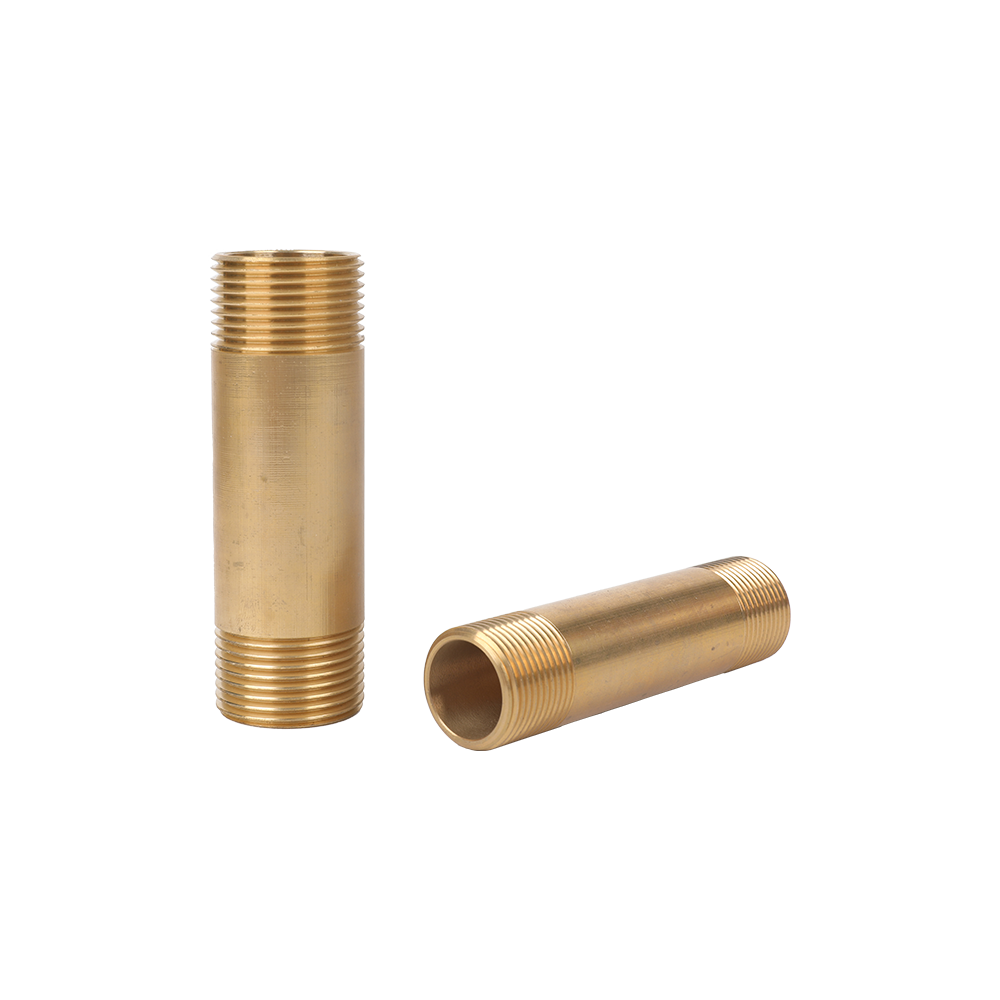 Brass Parallel Extension Tubes, Cast Fittings With Male Thread, Long Sleeve Extension Connectors