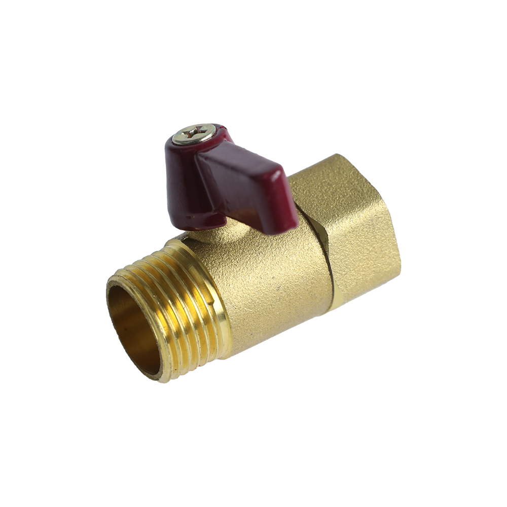 Brass Mini Ball Valve With Lever Handle